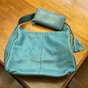 Coach shoulder bag and matching wallet